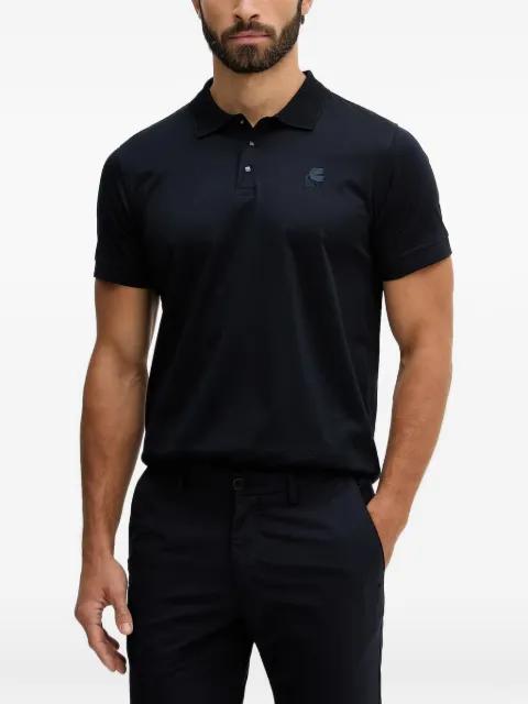 logo-print polo shirt by KARL LAGERFELD