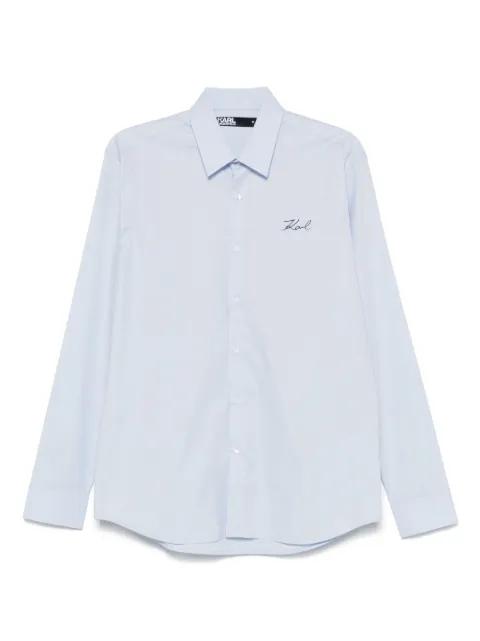 logo-print shirt by KARL LAGERFELD