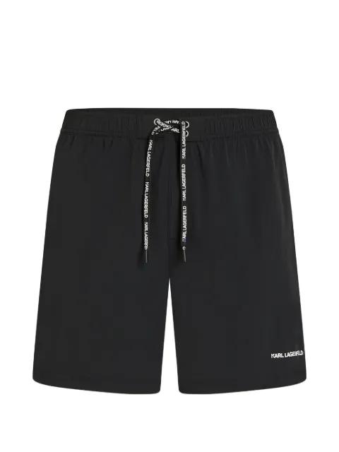 logo-print swim shorts by KARL LAGERFELD