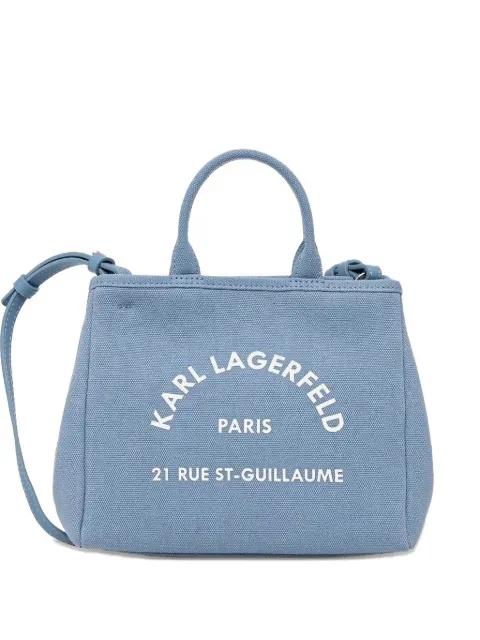 logo-print tote bag by KARL LAGERFELD