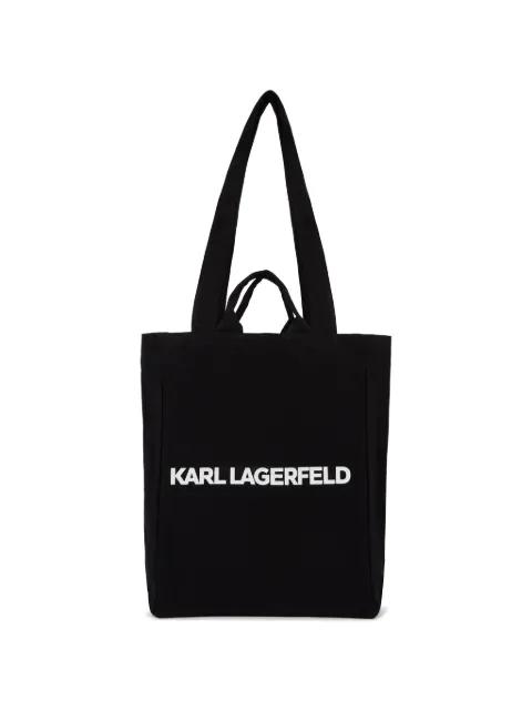 logo-print tote bag by KARL LAGERFELD