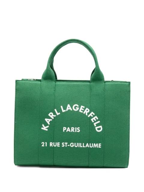 logo-print tote bag by KARL LAGERFELD