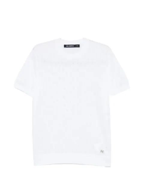 logo short-sleeve T-shirt by KARL LAGERFELD