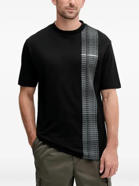 logo stripe T-shirt by KARL LAGERFELD