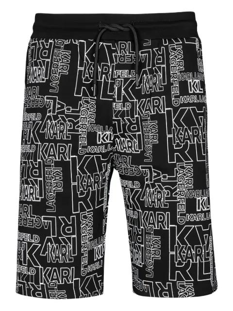 logo sweat shorts by KARL LAGERFELD