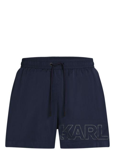 logo swim shorts by KARL LAGERFELD