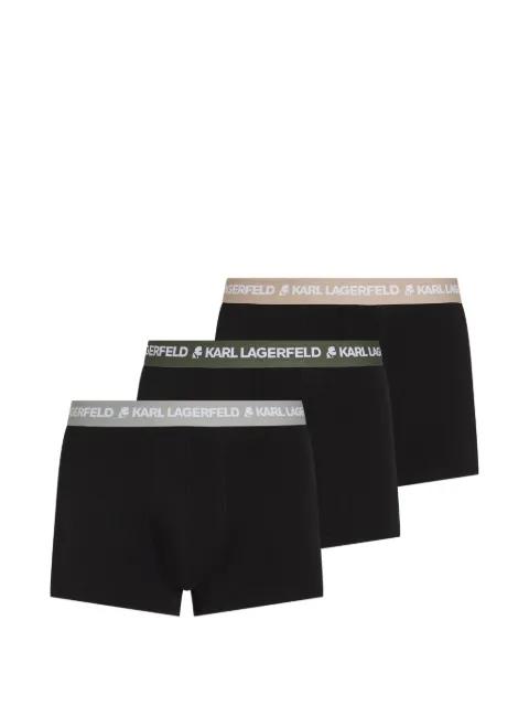 logo-waistband boxers (set of three) by KARL LAGERFELD