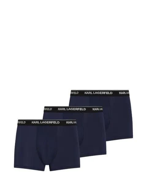 logo-waistband boxers (set of three) by KARL LAGERFELD