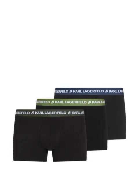 logo-waistband boxers (set of three) by KARL LAGERFELD
