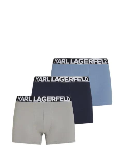 logo-waistband boxers (set of three) by KARL LAGERFELD