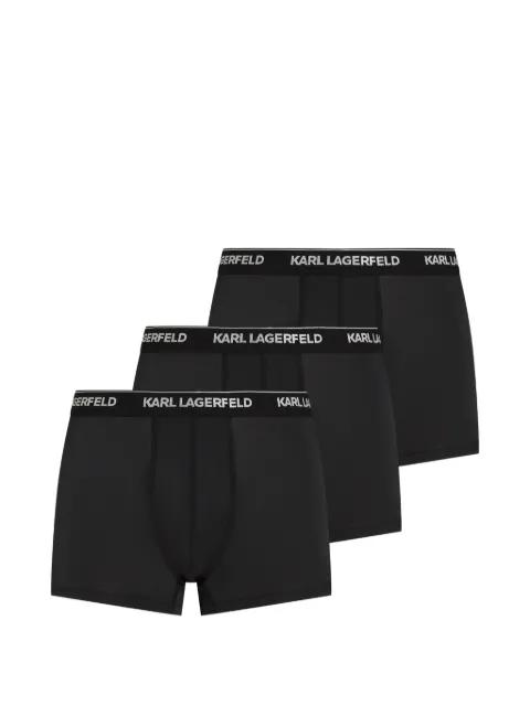 logo-waistband boxers (set of three) by KARL LAGERFELD