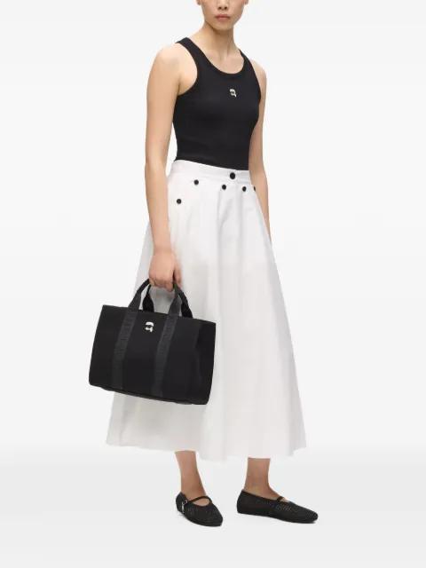 medium Ikon square tote bag by KARL LAGERFELD