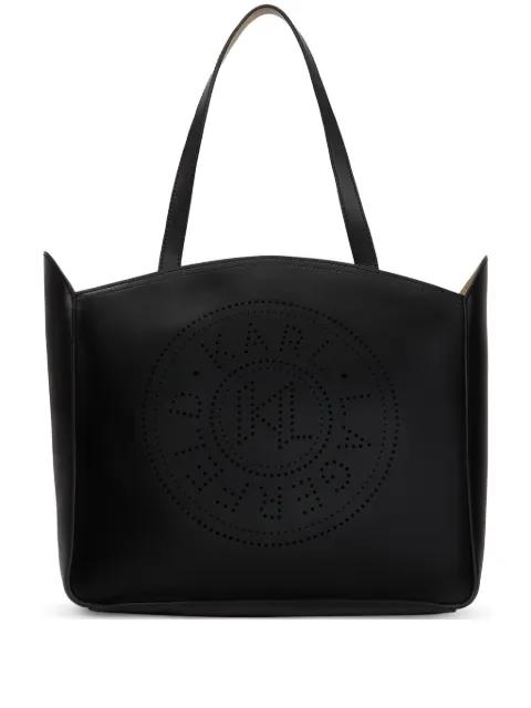 medium K/Circle zip tote bag by KARL LAGERFELD