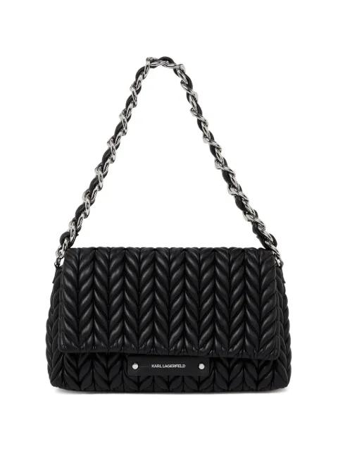 medium K/Weave shoulder bag by KARL LAGERFELD
