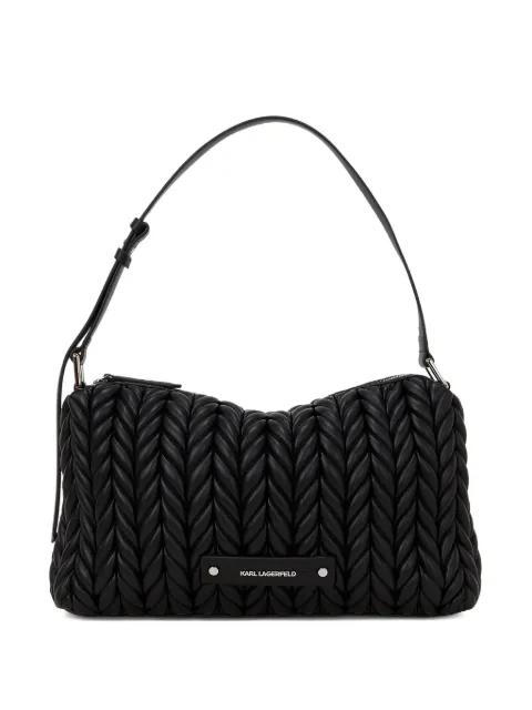 medium K-Weave shoulder bag by KARL LAGERFELD