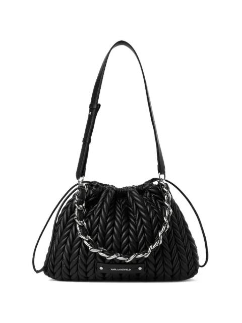 medium K/Weave shoulder bag by KARL LAGERFELD