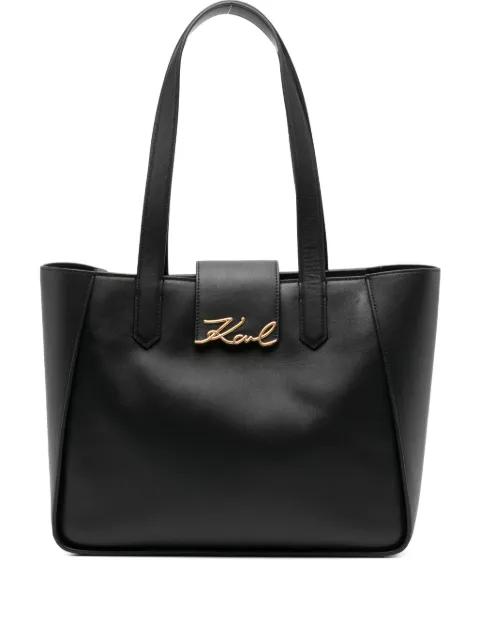 medium signature tote bag by KARL LAGERFELD
