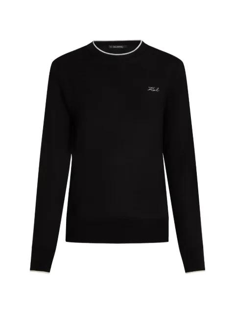 merino-wool sweater by KARL LAGERFELD