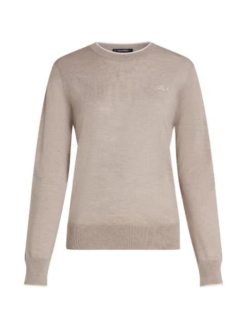 merino-wool sweater by KARL LAGERFELD