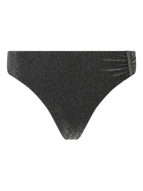 metallic bikini briefs by KARL LAGERFELD