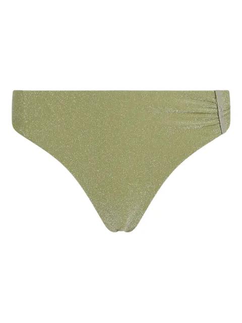 metallic bikini briefs by KARL LAGERFELD
