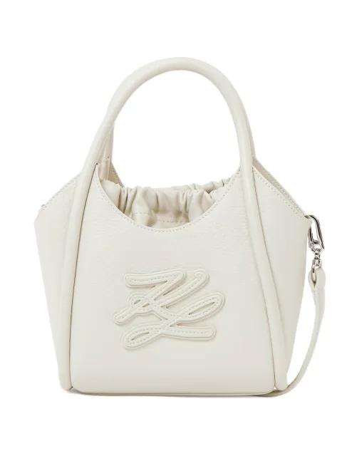 mini K-Autograph tote bag by KARL LAGERFELD