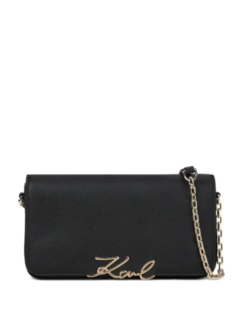 mini K-Signature shoulder bag by KARL LAGERFELD