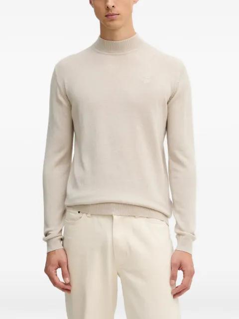 mock-neck sweater by KARL LAGERFELD