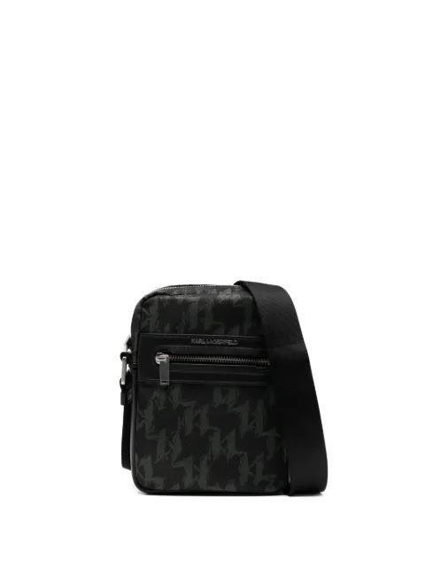 monogram messenger bag by KARL LAGERFELD