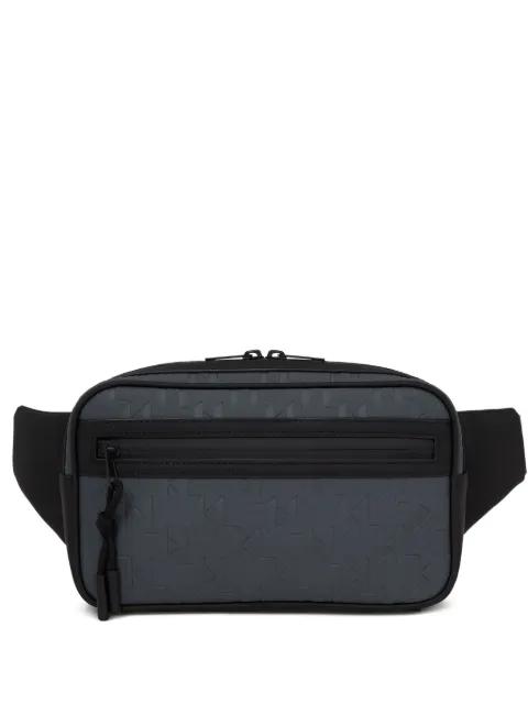 monogram-pattern belt bag by KARL LAGERFELD