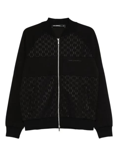 monogram-pattern sweatshirt by KARL LAGERFELD