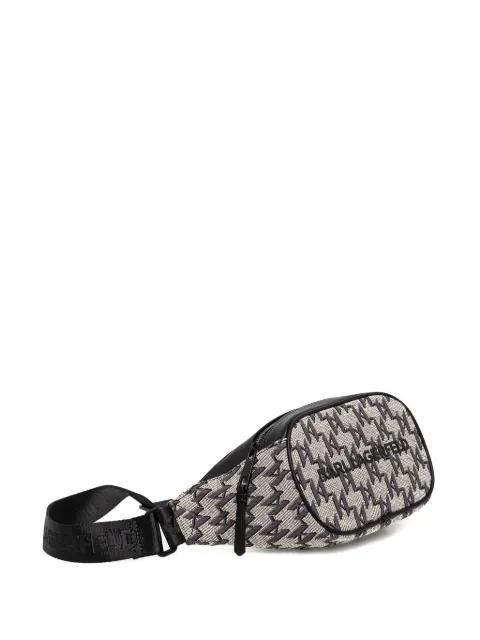 monogram zip belt bag by KARL LAGERFELD