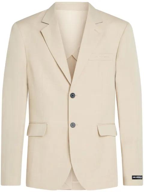 notch lapels blazer by KARL LAGERFELD