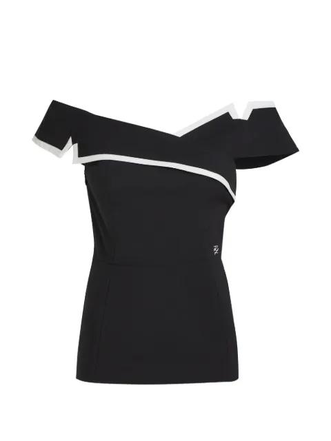 off-shoulder top by KARL LAGERFELD