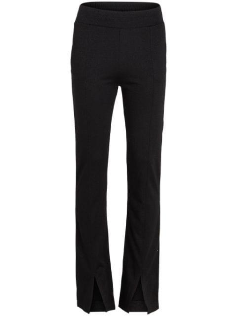 open ankle high-rise trousers by KARL LAGERFELD