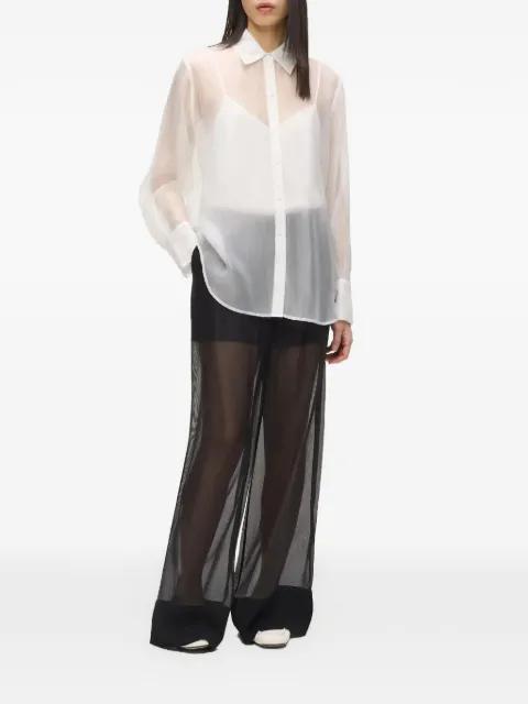 organza blouse by KARL LAGERFELD