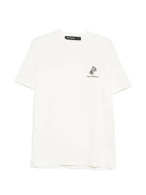 palm-tree T-shirt by KARL LAGERFELD