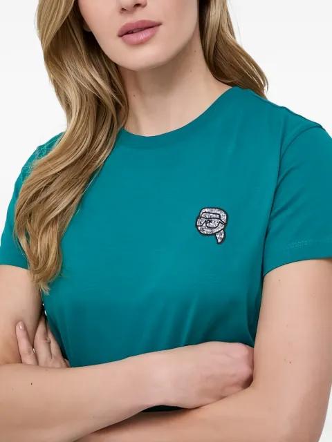 patch-detail T-shirt by KARL LAGERFELD