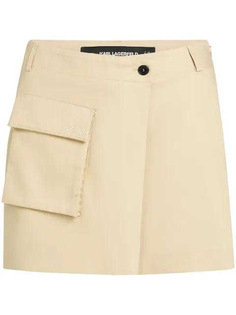 patch-pocket skort by KARL LAGERFELD