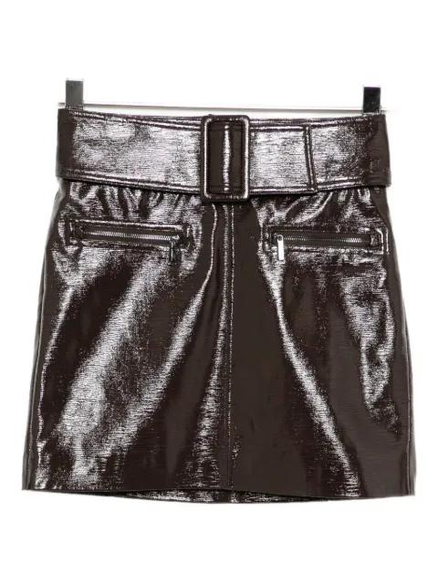 patent skirt by KARL LAGERFELD