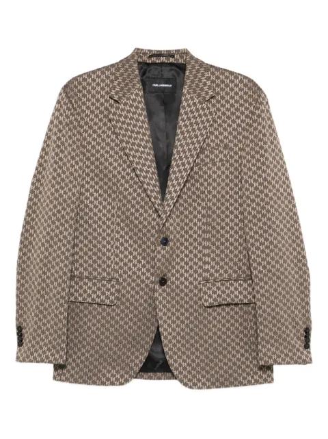 patterned button jacket by KARL LAGERFELD