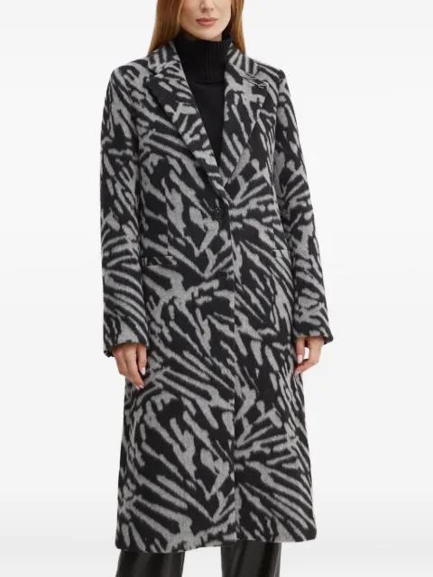patterned coat by KARL LAGERFELD
