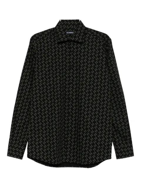 patterned cotton shirt by KARL LAGERFELD
