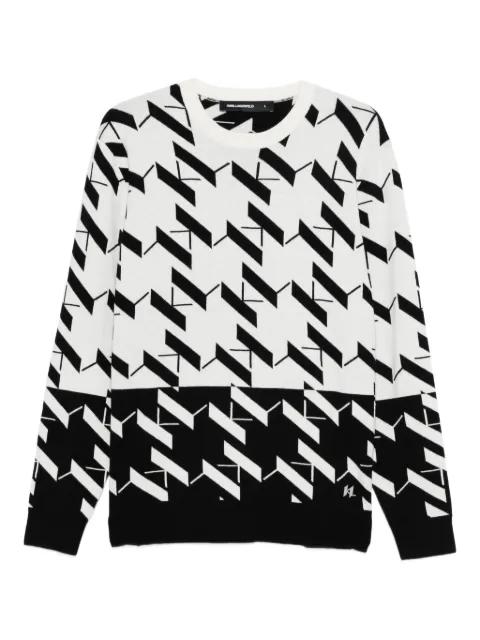 patterned sweater by KARL LAGERFELD
