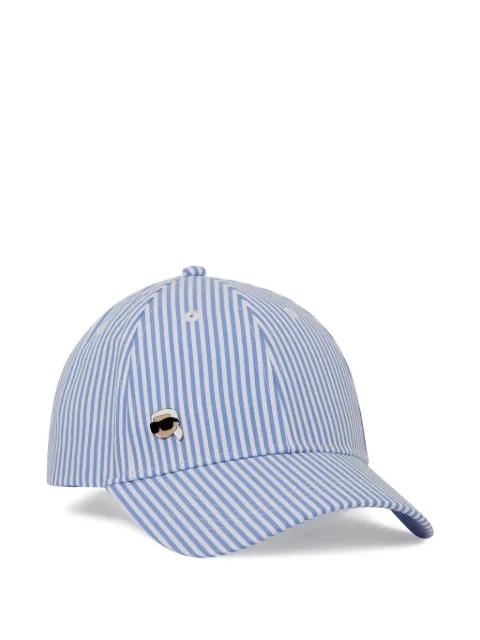 pin stripes cap by KARL LAGERFELD