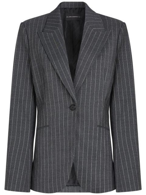 pinstripe blazer by KARL LAGERFELD