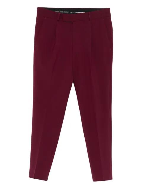 pleated side-pocket trousers by KARL LAGERFELD