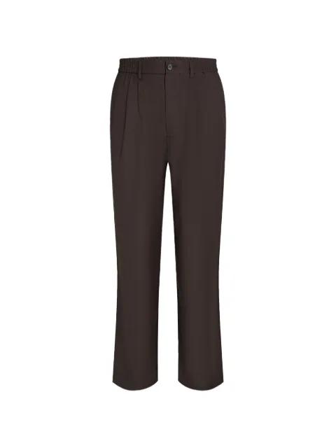 pleated tailored trousers by KARL LAGERFELD