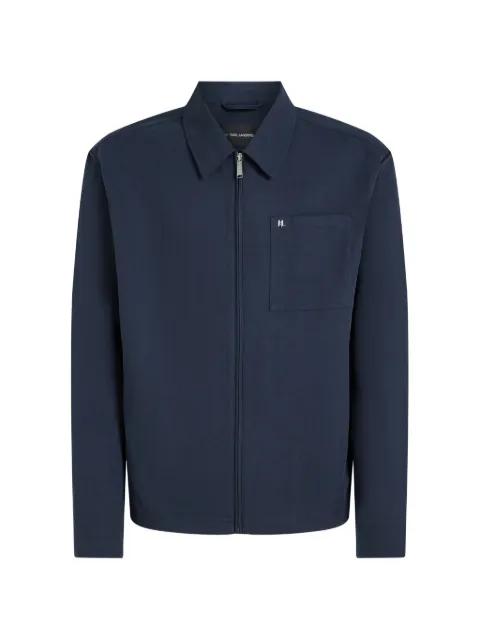 pocket linen jacket by KARL LAGERFELD