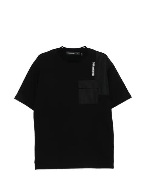 pocket panel T-shirt by KARL LAGERFELD